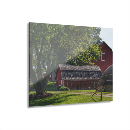 Barn Boutique Modern Farmhouse Acrylic Wall Print| Hidden Red I