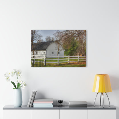 U R There Photography Collins Road White Rustic Farmhouse Acrylic Wall Print