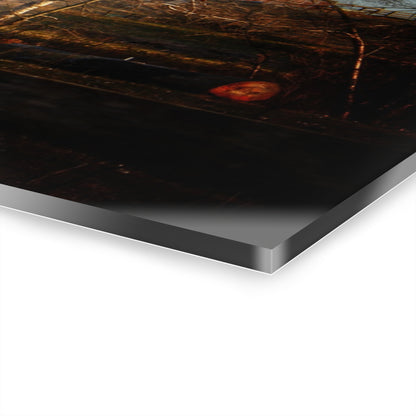 U R There Photography Marathon Road Hillside Red II Rustic Farmhouse Acrylic Wall Print