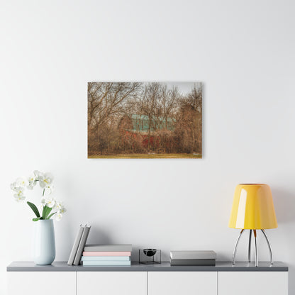 U R There Photography Bray Road Hidden Barnyard Red III Rustic Farmhouse Acrylic Wall Print