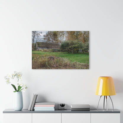 U R There Photography Grey Shack of Elmwood Rustic Farmhouse Acrylic Wall Print