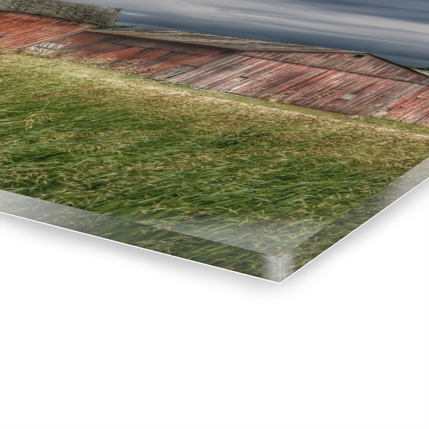 U R There Photography Hunters Creek Reds Rustic Farmhouse Acrylic Wall Print