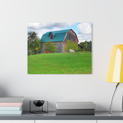 U R There Photography Frances Road Old Red II Rustic Farmhouse Acrylic Wall Print