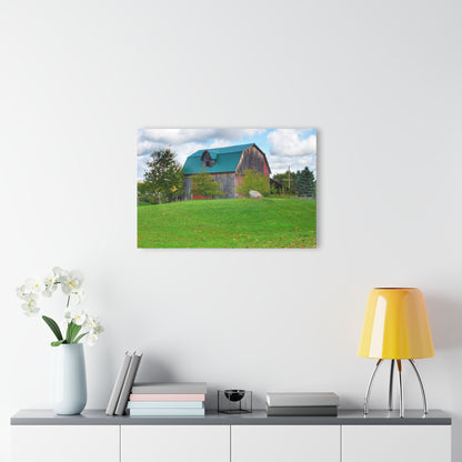 U R There Photography Frances Road Old Red II Rustic Farmhouse Acrylic Wall Print