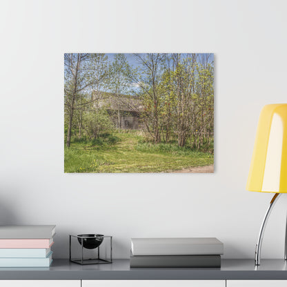 U R There Photography Bishop Road Grey I Rustic Farmhouse Acrylic Wall Print