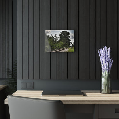 U R There Photography Michigan Rails Rustic Farmhouse Acrylic Wall Print