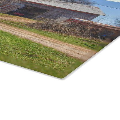 U R There Photography Lee Hill Greys Rustic Farmhouse Tempered-Glass Cutting Board