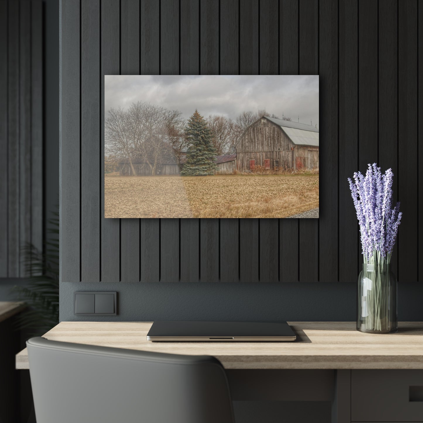 U R There Photography Frankenmuth Flint Street Farm Rustic Farmhouse Acrylic Wall Print