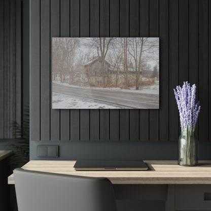 Barn Boutique Modern Farmhouse Acrylic Wall Print| Leonard Stone Grey