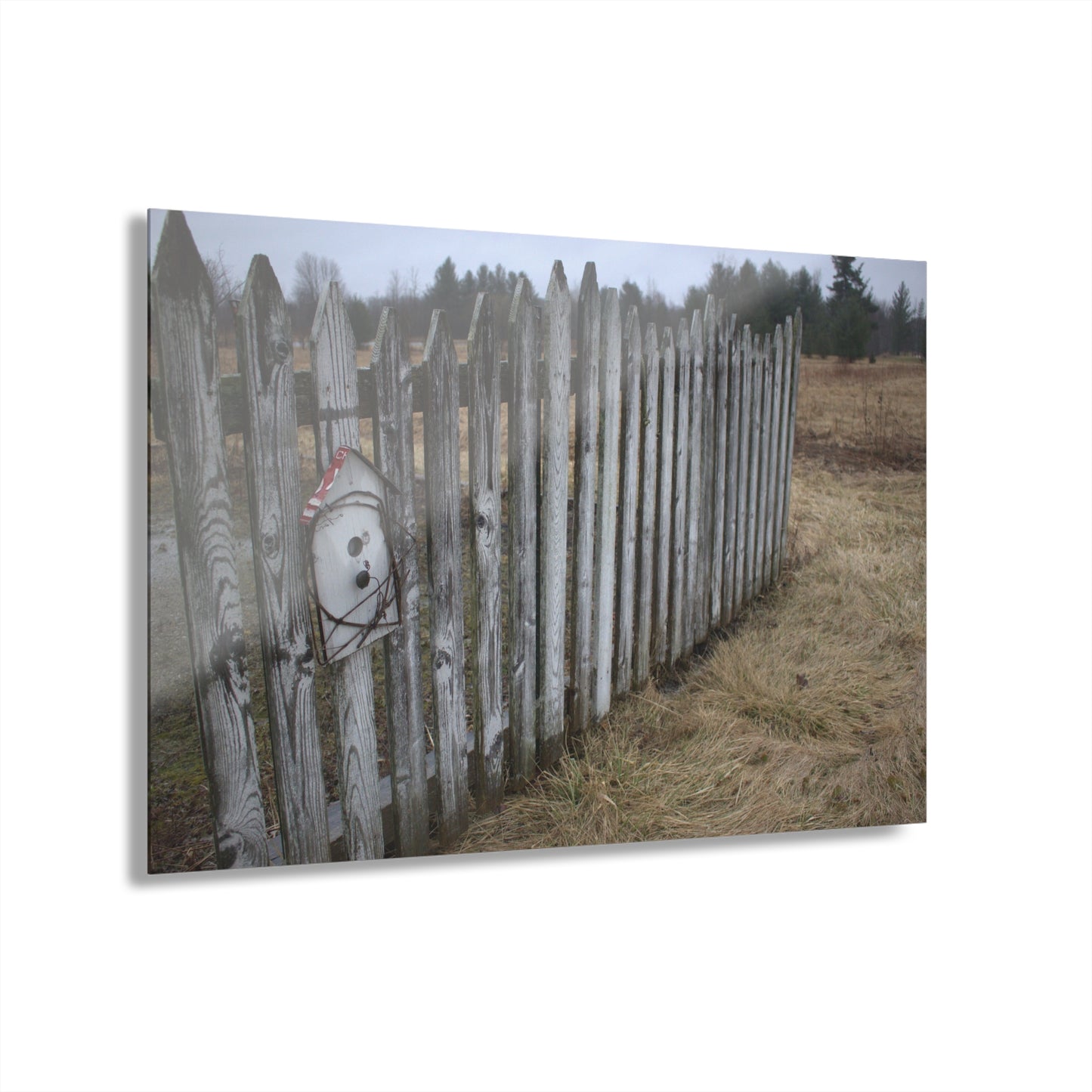 U R There Photography Country Fence Rustic Farmhouse Acrylic Wall Print
