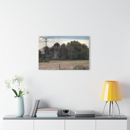 U R There Photography Burnside Road Grey I Rustic Farmhouse Acrylic Wall Print