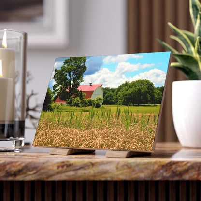 U R There Photography Northern White Rustic Farmhouse Decorative Ceramic Tile