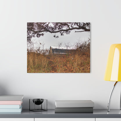 U R There Photography North Oxford Road Grey II Rustic Farmhouse Acrylic Wall Print