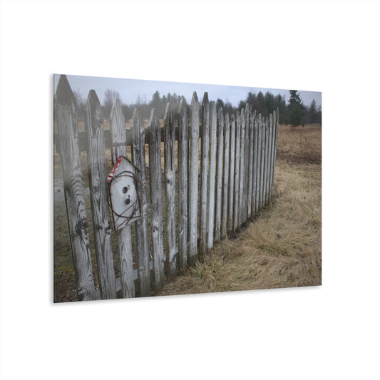 U R There Photography Country Fence Rustic Farmhouse Acrylic Wall Print