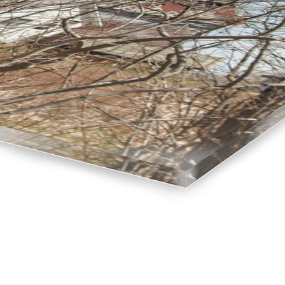 U R There Photography Hill Road Hidden Grey III Rustic Farmhouse Acrylic Wall Print