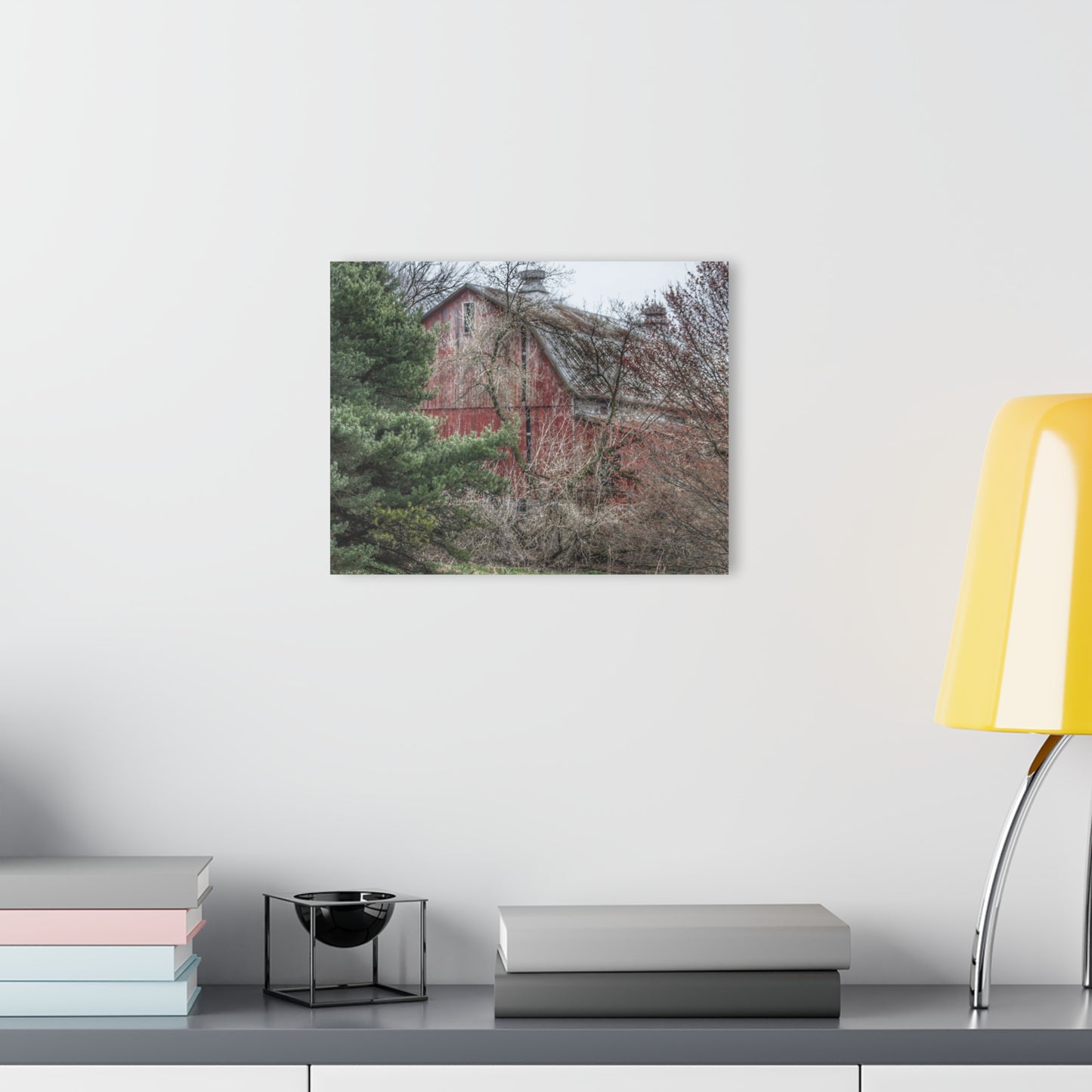 U R There Photography Morris Road Hidden Rustic Farmhouse Acrylic Wall Print