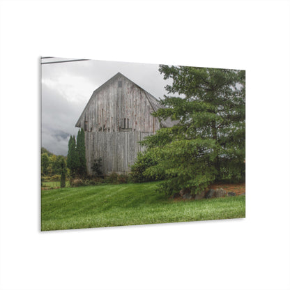 U R There Photography Dequindre Road Grey II Rustic Farmhouse Acrylic Wall Print