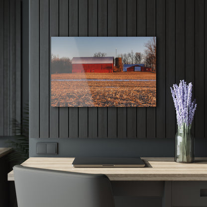 U R There Photography Early Spring on Catlin Road Rustic Farmhouse Acrylic Wall Print