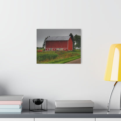 U R There Photography Brown Road Horse Barn I Rustic Farmhouse Acrylic Wall Print