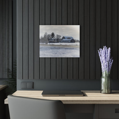 U R There Photography Otter Lake Road Greys Rustic Farmhouse Acrylic Wall Print