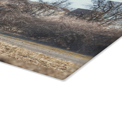 U R There Photography Weyer Road Hidden Rustic Farmhouse Tempered-Glass Cutting Board