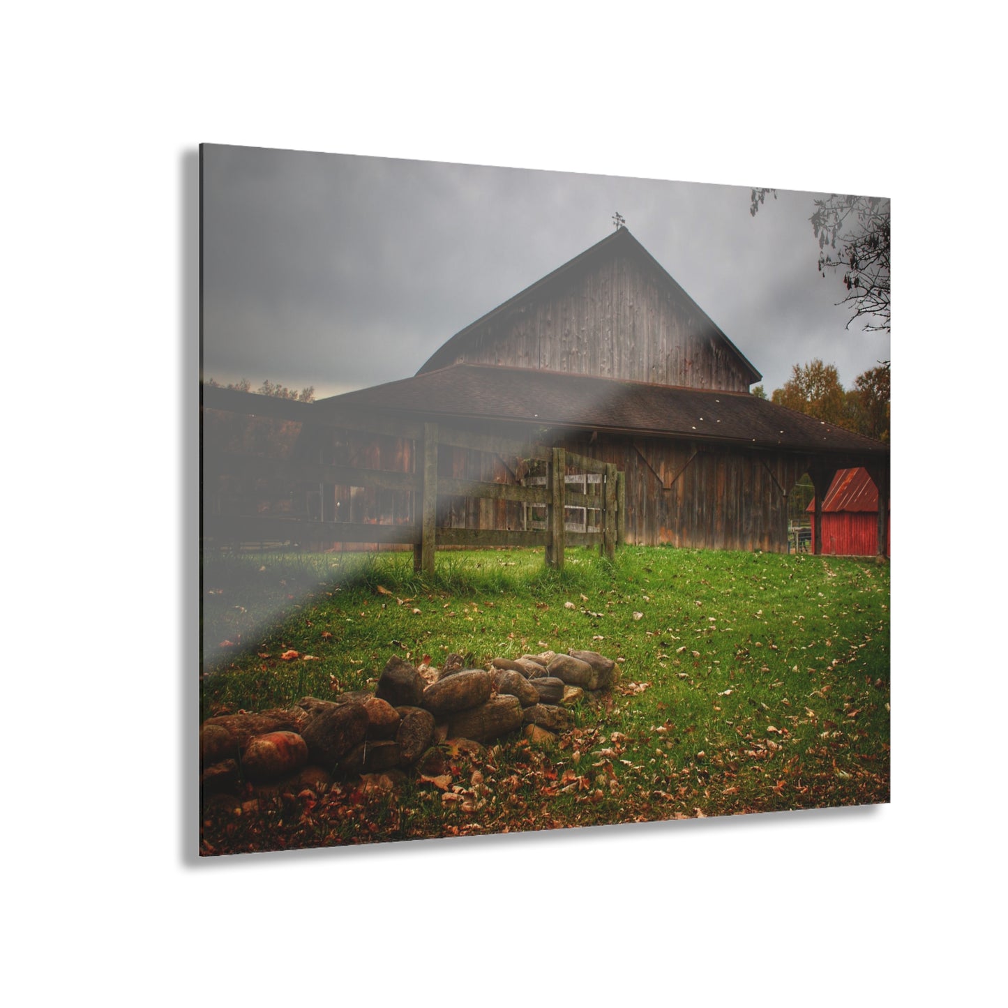 U R There Photography Chalet Grey II Rustic Farmhouse Acrylic Wall Print