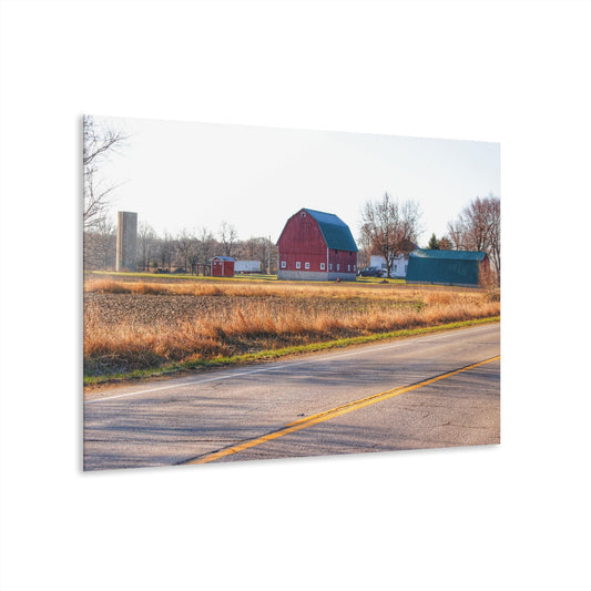 U R There Photography Baldwin Barn Brothers II Rustic Farmhouse Acrylic Wall Print
