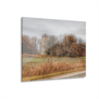 U R There Photography Burnside Road Grey II Rustic Farmhouse Acrylic Wall Print