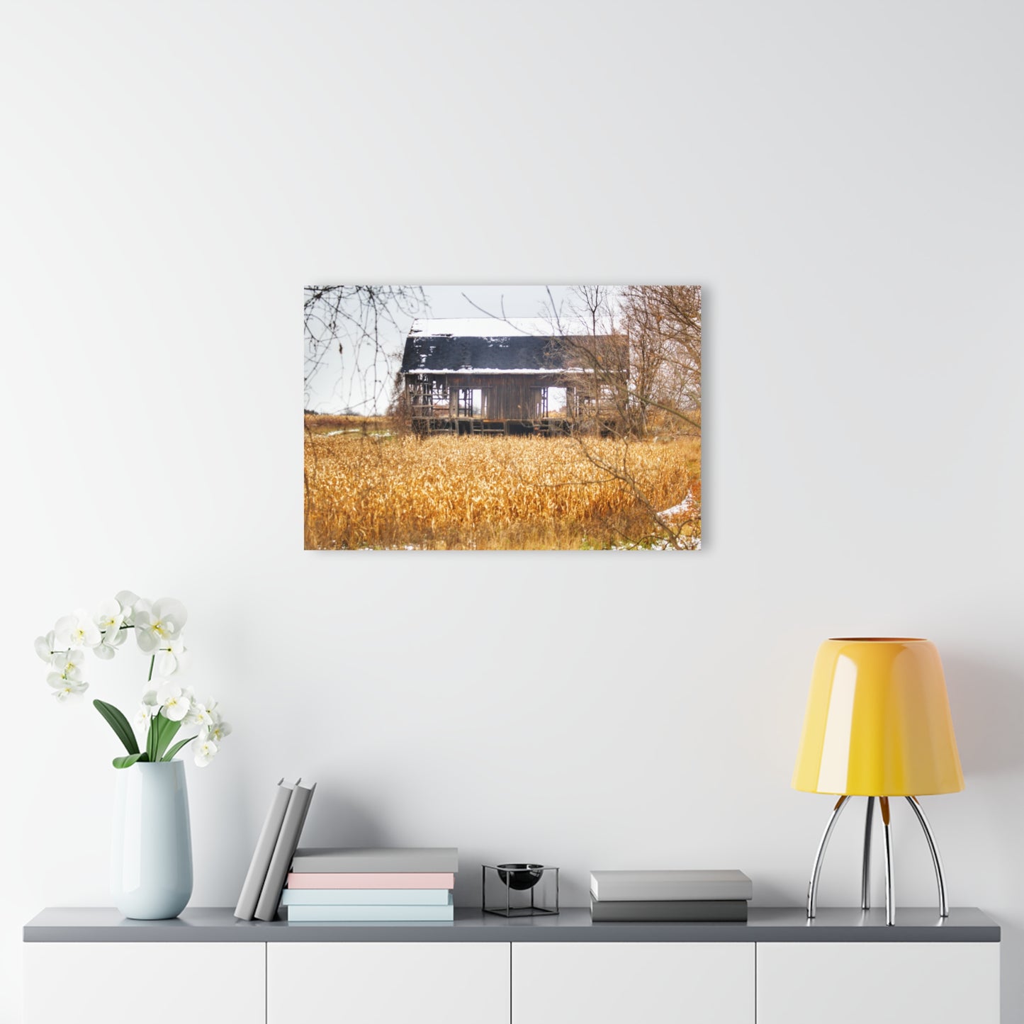 Barn Boutique Modern Farmhouse Acrylic Wall Print| North Oxford Road Grey III