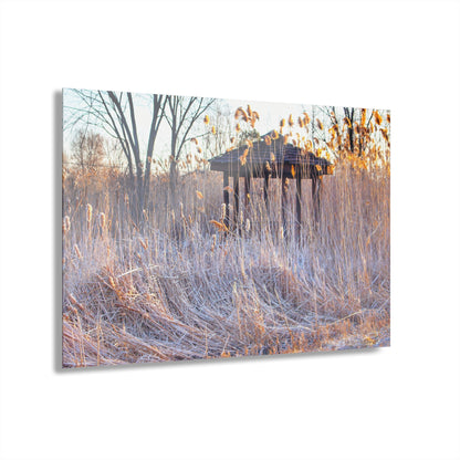 U R There Photography Haines Hidden Gazebo Rustic Farmhouse Acrylic Wall Print