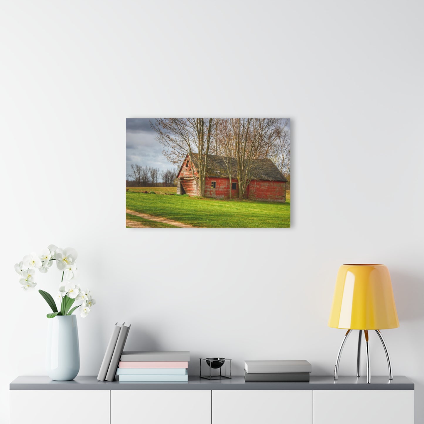 U R There Photography Centerline Shack Rustic Farmhouse Acrylic Wall Print