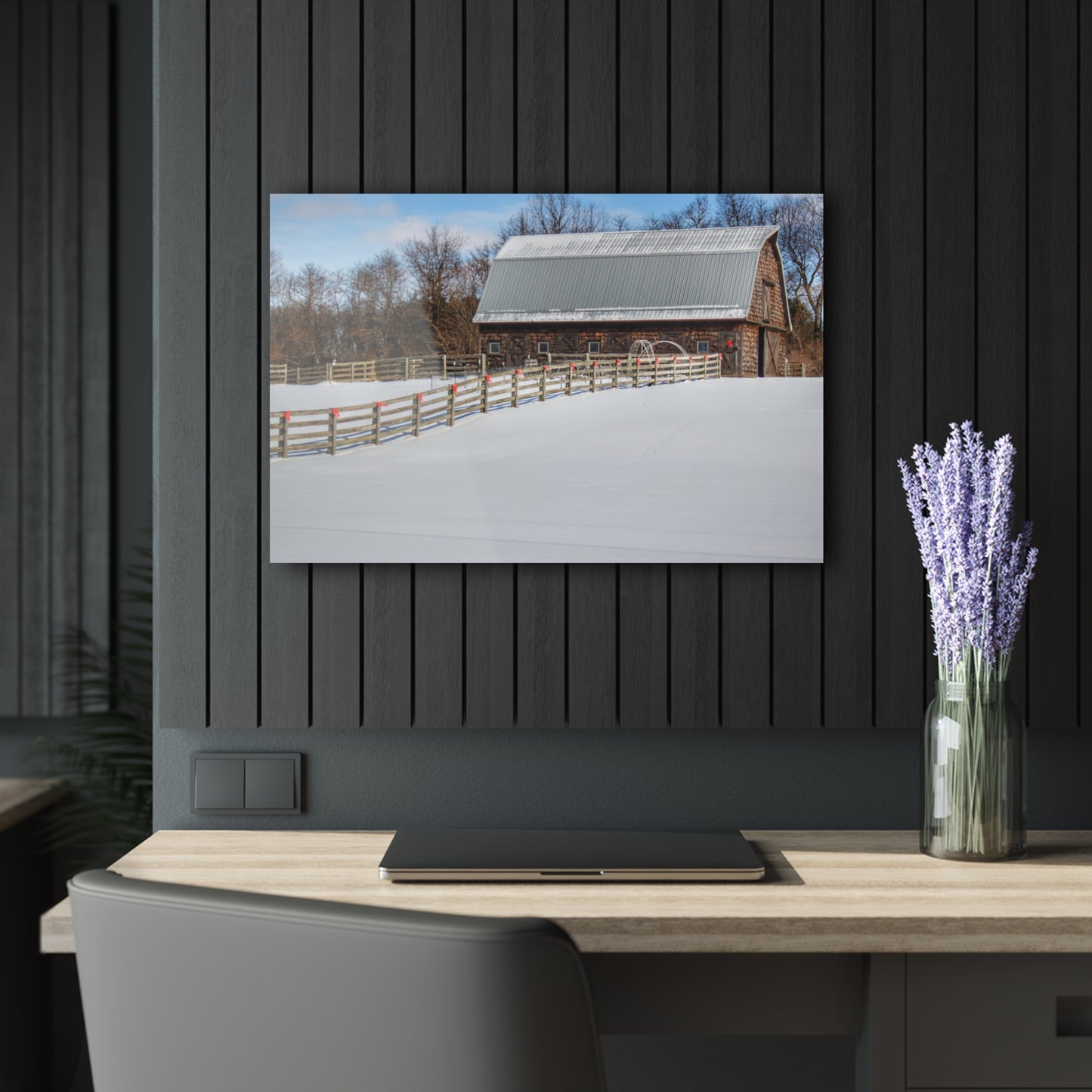 U R There Photography Morgan Lanes Cedar Shack Barn Rustic Farmhouse Acrylic Wall Print