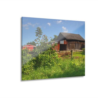 U R There Photography Beyond the Fence on Hunters Creek Rustic Farmhouse Acrylic Wall Print