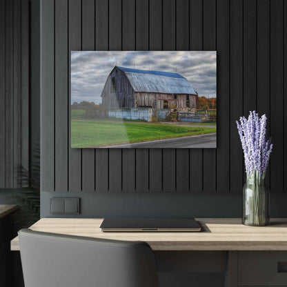U R There Photography Marlette Road Haybarn Rustic Farmhouse Acrylic Wall Print