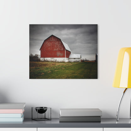 U R There Photography Mills Road Red II Rustic Farmhouse Acrylic Wall Print