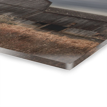 U R There Photography Majestic Grey Rustic Farmhouse Acrylic Wall Print