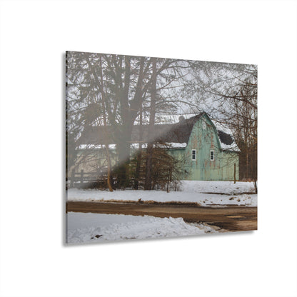 U R There Photography Hunters Creek Meadow Green Rustic Farmhouse Acrylic Wall Print