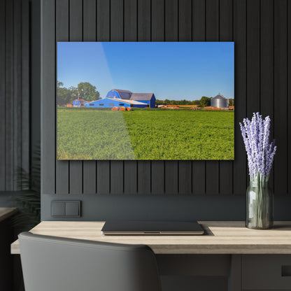 U R There Photography Kidder Road Blues II Rustic Farmhouse Acrylic Wall Print