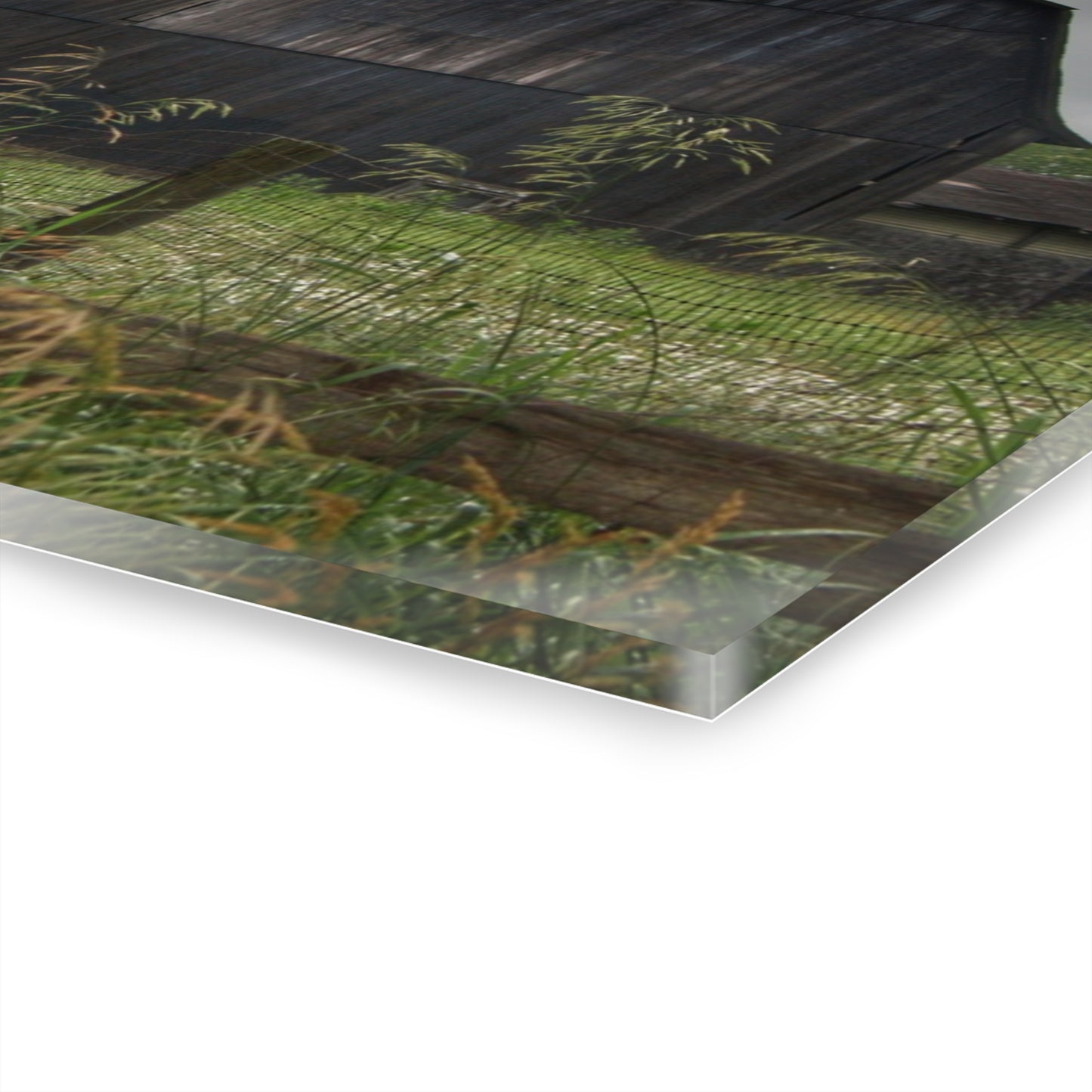 U R There Photography Greys of Summer Road Rustic Farmhouse Acrylic Wall Print