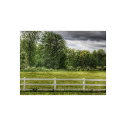U R There Photography Beyond the White Fence Rustic Farmhouse Decorative Ceramic Tile