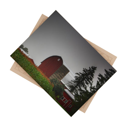 U R There Photography Beyond the Fog on Haines Rustic Farmhouse Decorative Ceramic Tile