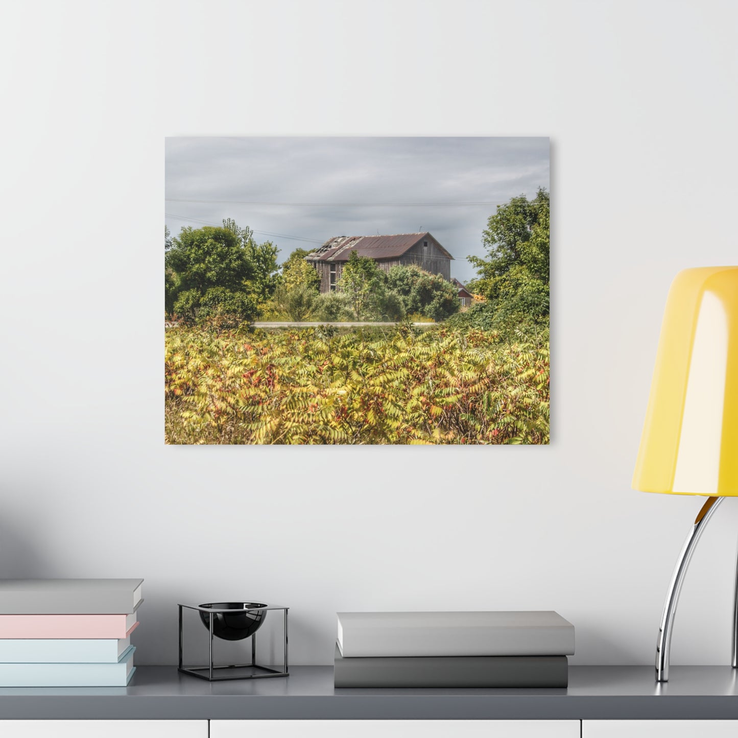 U R There Photography Van Dyke Grey Rustic Farmhouse Acrylic Wall Print