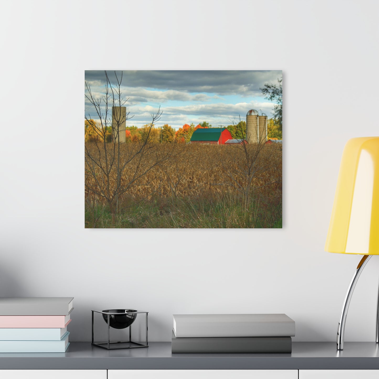 U R There Photography Beyond the Harvest Corn II Rustic Farmhouse Acrylic Wall Print
