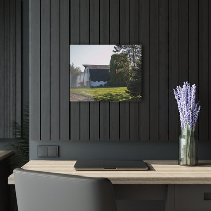 U R There Photography Five Lakes Road White Rustic Farmhouse Acrylic Wall Print