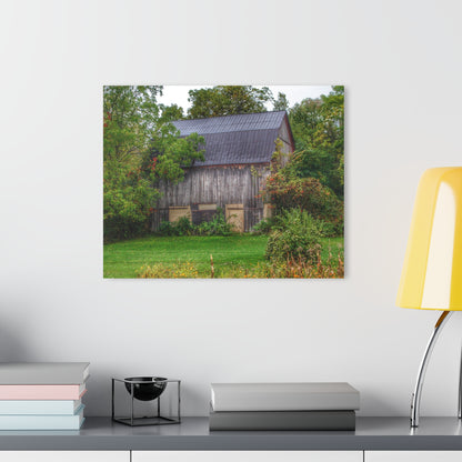 U R There Photography North Lake Road Hidden Grey Rustic Farmhouse Acrylic Wall Print