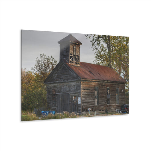 U R There Photography Taylor Road Church of Old Rustic Farmhouse Acrylic Wall Print