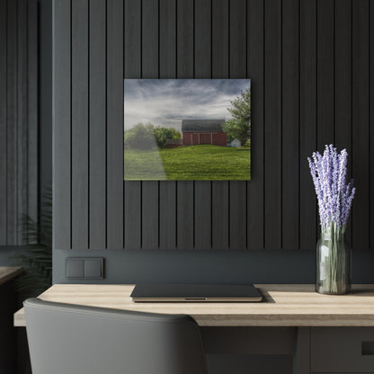 U R There Photography Kings Mill Red I Rustic Farmhouse Acrylic Wall Print