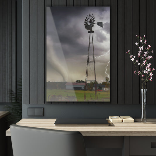 Barn Boutique Modern Farmhouse Acrylic Wall Print| Wind and Windmill