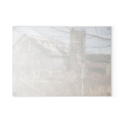 Barn Boutique Rustic Tempered-Glass Cutting Board| Churchill Christmas Barn