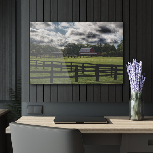 U R There Photography Hosner Road Farm Rustic Farmhouse Acrylic Wall Print 36" x 24" (Horizontal) 0.25''